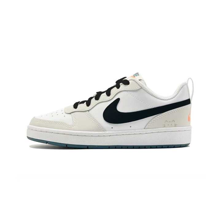 Nike Nike Court Borough2 Maris Sal Ink Leather Slip Resistant Cushioning Abrasion Resistant