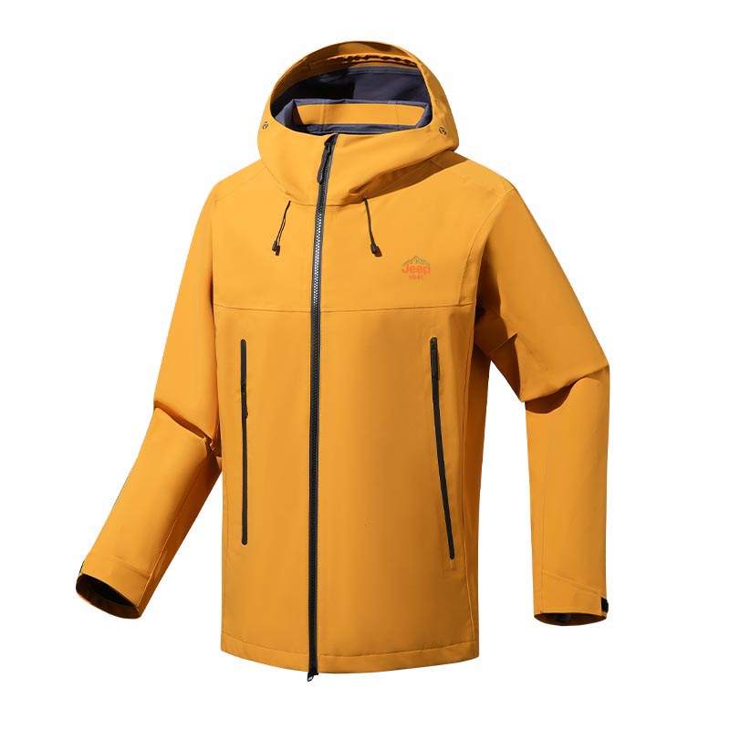 Jeep Jeep Jackets Men's Hooded Moderate Hard Shell