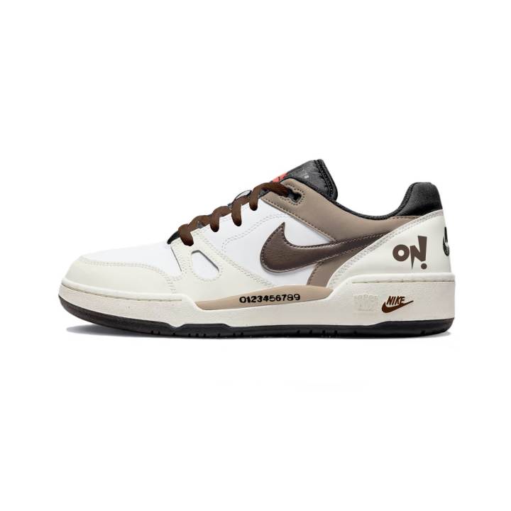 Nike Nike Full Force Raw Coconut Latte Cushioning Abrasion Resistant Slip Resistant Low top Skateboard Shoes Men's Brown