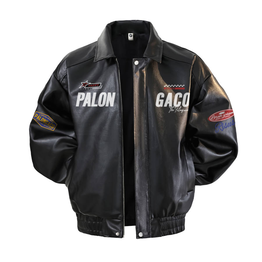PAL ONGACO Leather Jacket Unisex