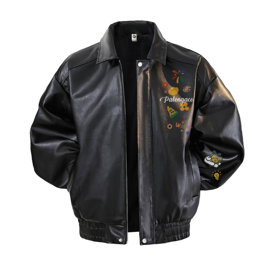 PAL ONGACO Leather Jacket Unisex