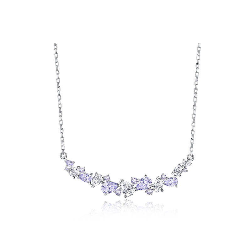 FANCI Wisteria Collection 925 Sterling Silver Collarbone Chain Women's
