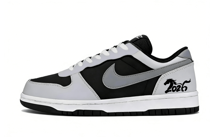 Nike Nike Big Cushioning Low top Skateboard Shoes Unisex Black Gray