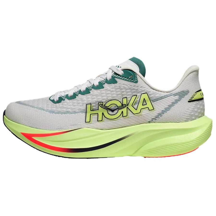 HOKA ONE ONE MACH 7 Training Running Shoes Unisex White Green