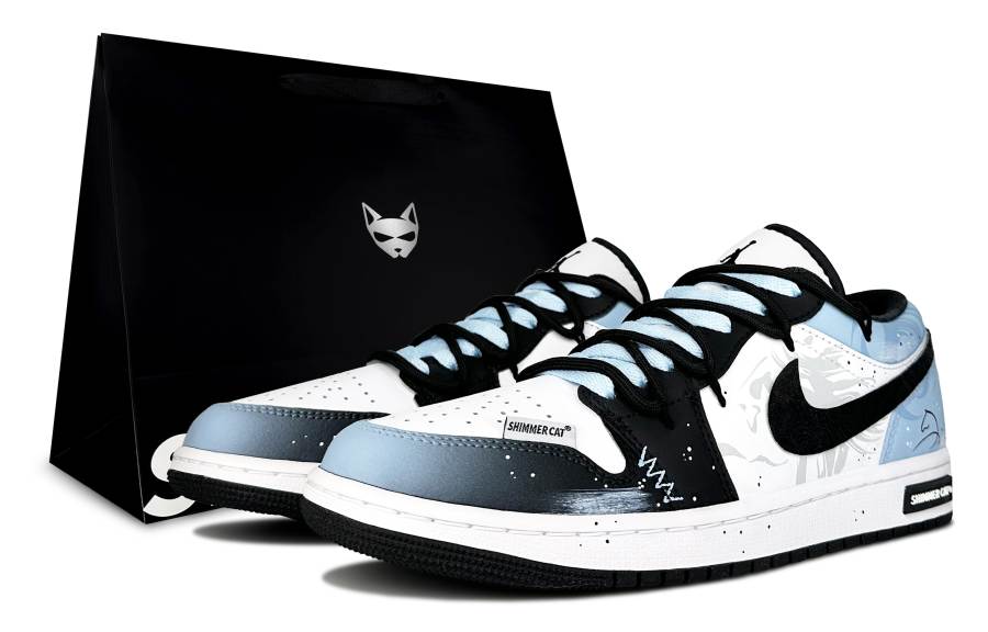 Jordan Jordan Air Jordan 1 Sprinting, Shimmery Cat, Horse Year Limited Edition Cushioning, Wear Resistant Low top