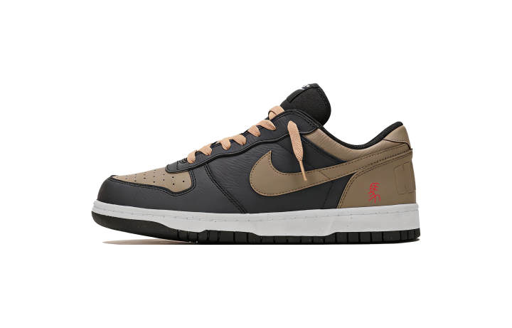 Nike Nike Big Composite Material Abrasion Resistant Abrasion Resistant Low top Skateboard Shoes Men's Brown