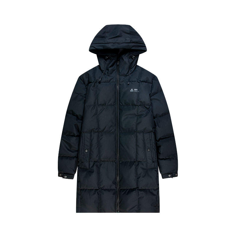 PEAK PEAK Down Jackets Men's Black Hooded Moderate