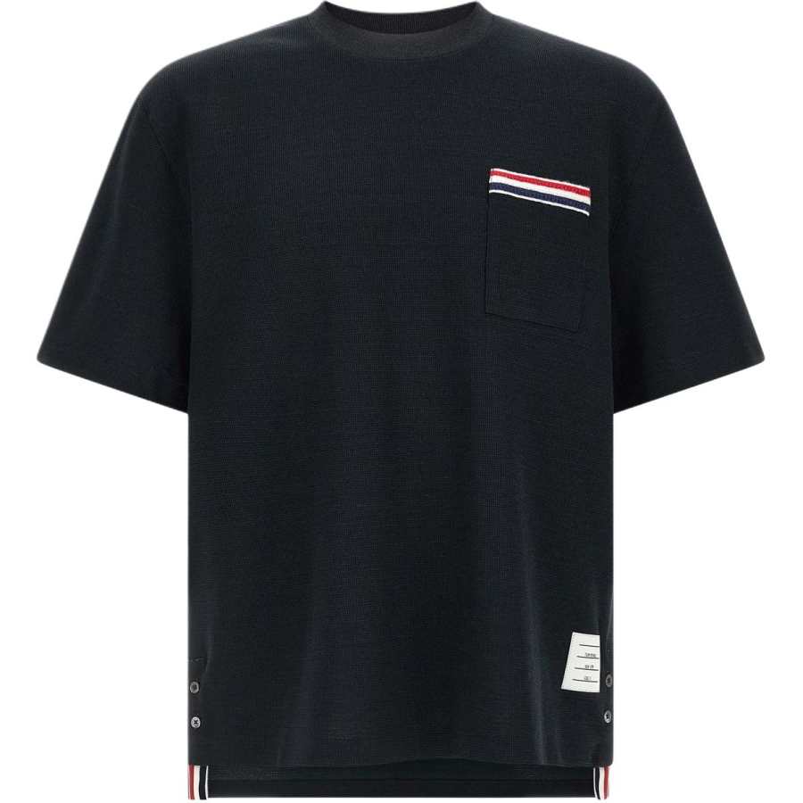 THOM BROWNE Thom Browne Rwb Embroidered Crewneck T-Shirt