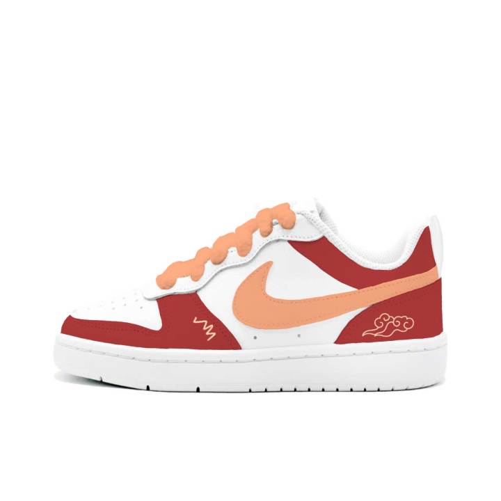 Nike Nike Court Borough 2 Danxia Mirror, Kung Fu Rabbit Leather Cushioning Abrasion Resistant Slip Resistant