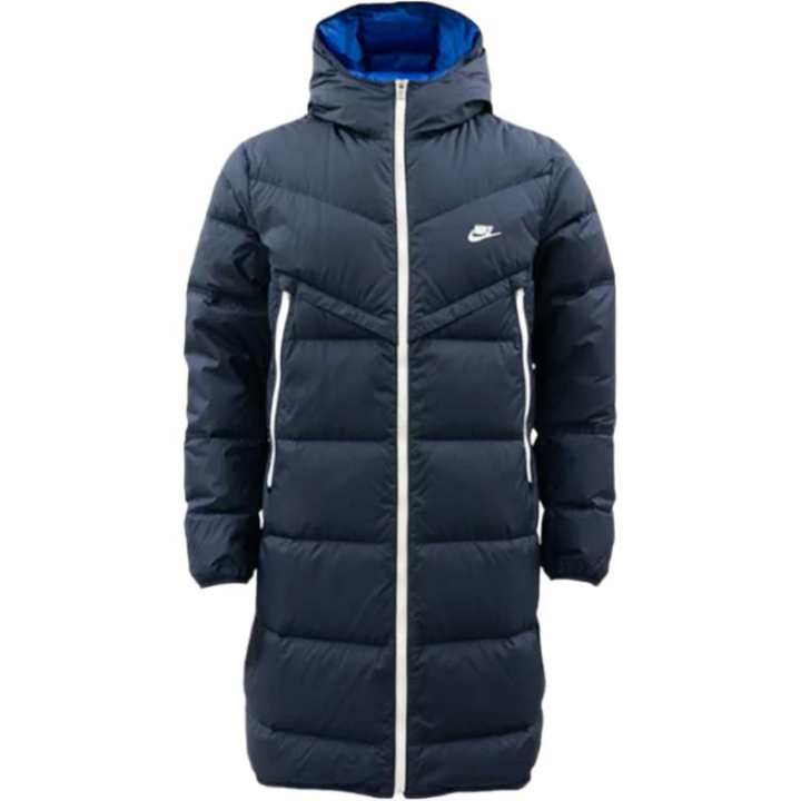 Nike Nike Down Jackets Unisex Marine Blue Hooded Moderate
