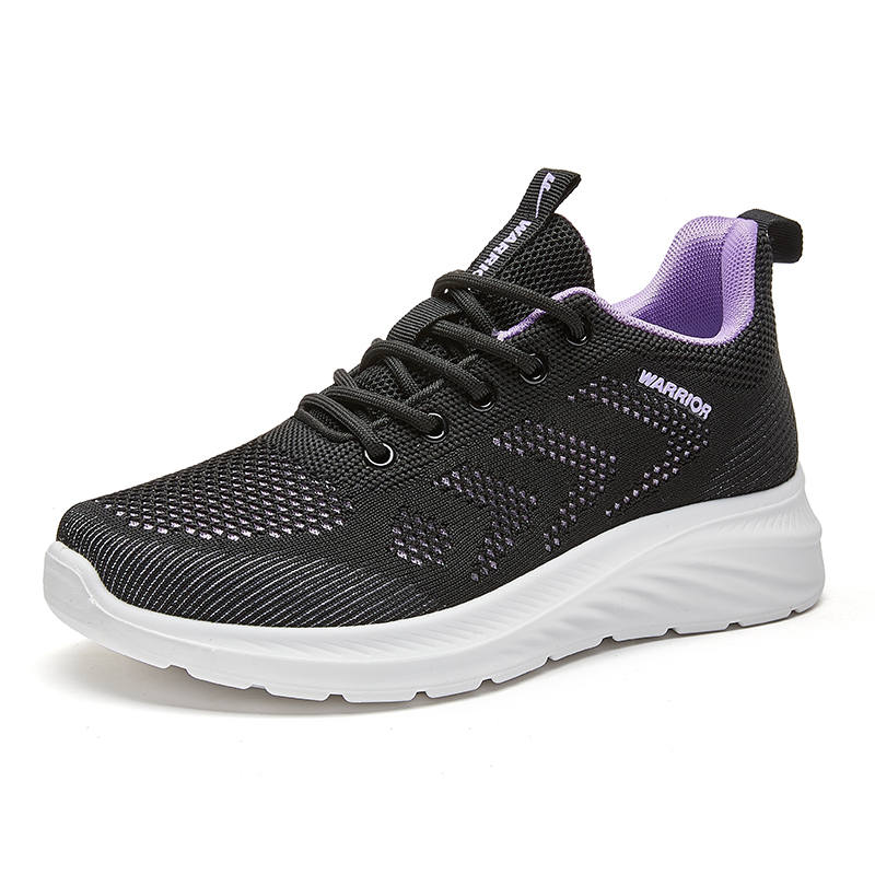 WARRIOR Casual Shoes Women's Low Top Black Purple