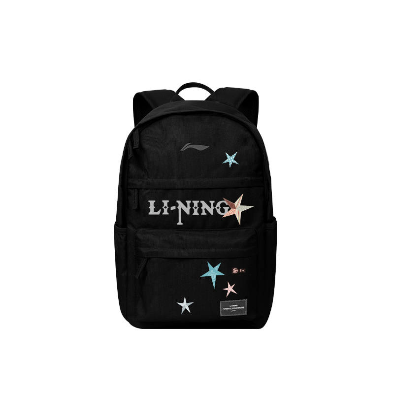 Li-Ning Li Ning Polyester Backpack Unisex Black