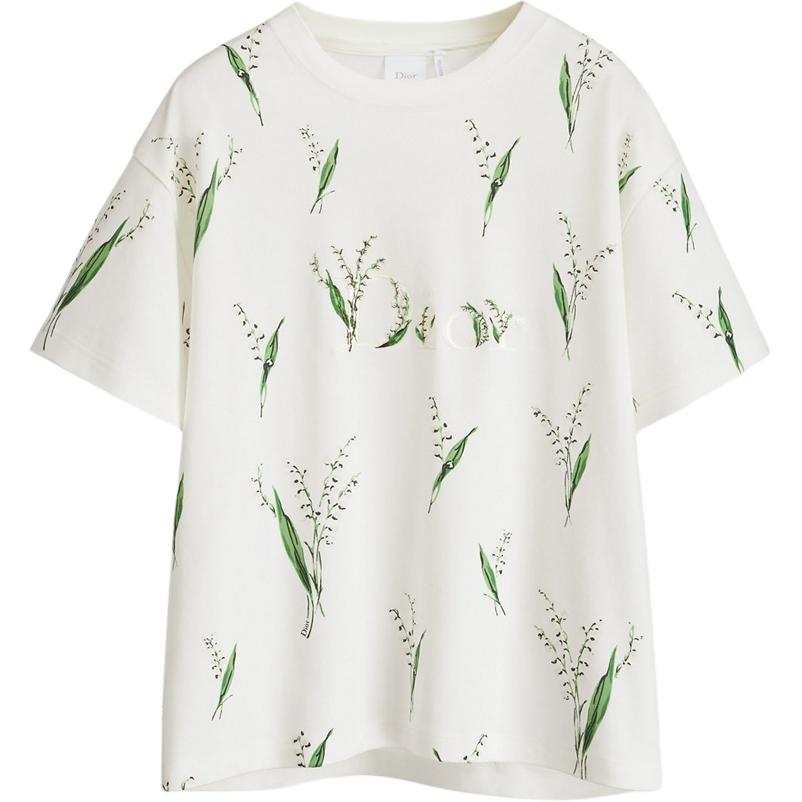 DIOR DIOR Drop Shoulder Sleeve T Shirt Women's