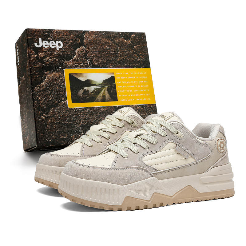 Jeep Abrasion Resistant Lightweight Breathable Low top Skateboard Shoes Men's