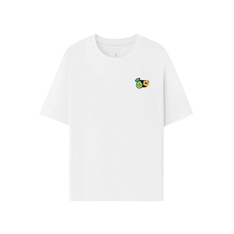 Skechers T Shirts Unisex Bright White/0019 Crew Neck Moderate