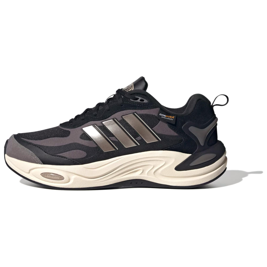 Adidas Adidas CLIMAWARM Slip Resistant Abrasion Resistant Low top Running Shoes Women's Black Purple