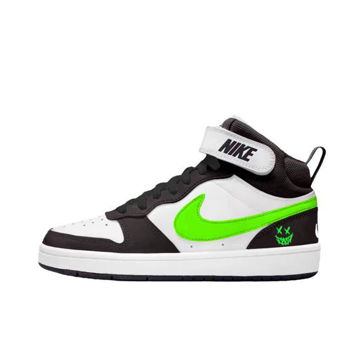 Nike Nike Court Borough 2 Contempt 2 Leather Abrasion Resistant Slip Resistant Mid top Skateboard Shoes Cyan Teenagers