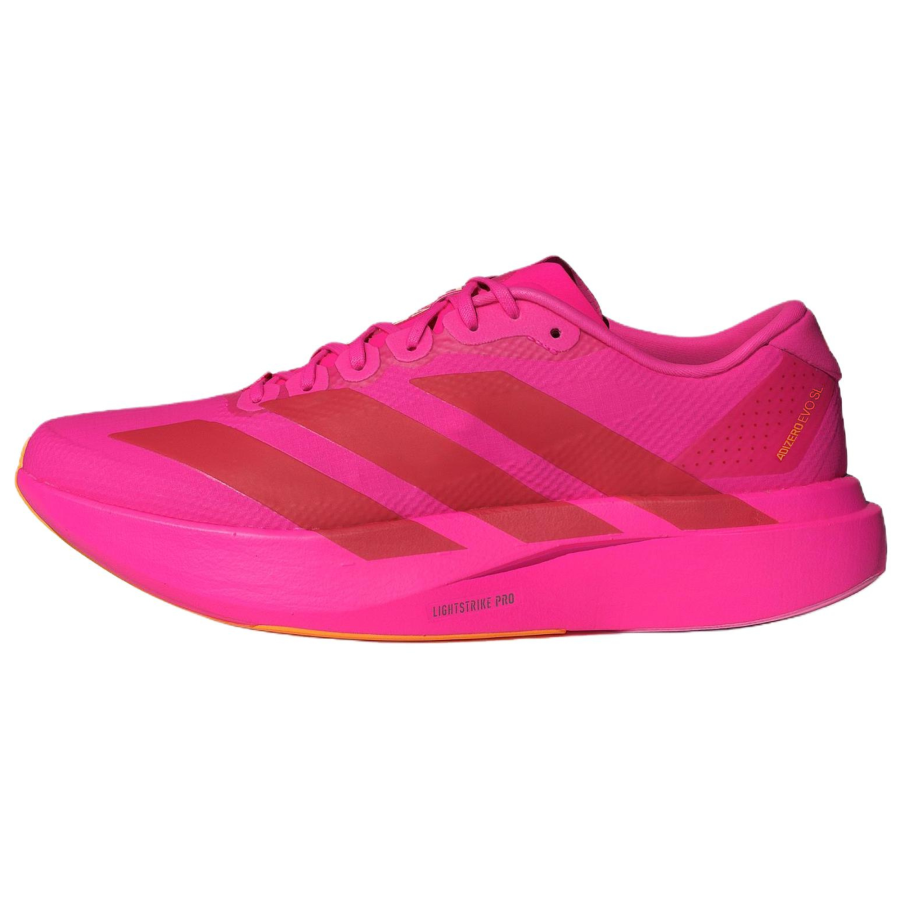 Adidas Adidas Adizero Evo SL Slip Resistant Abrasion Resistant Rebound Height Increasing Training Running Shoes Men's Pink