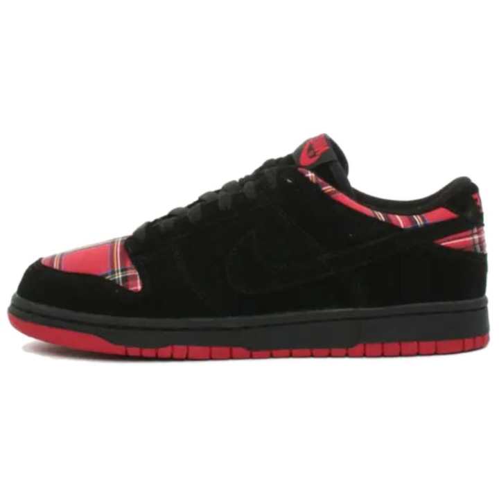 Nike Nike Dunk Low top Skateboard Shoes Unisex Black Red