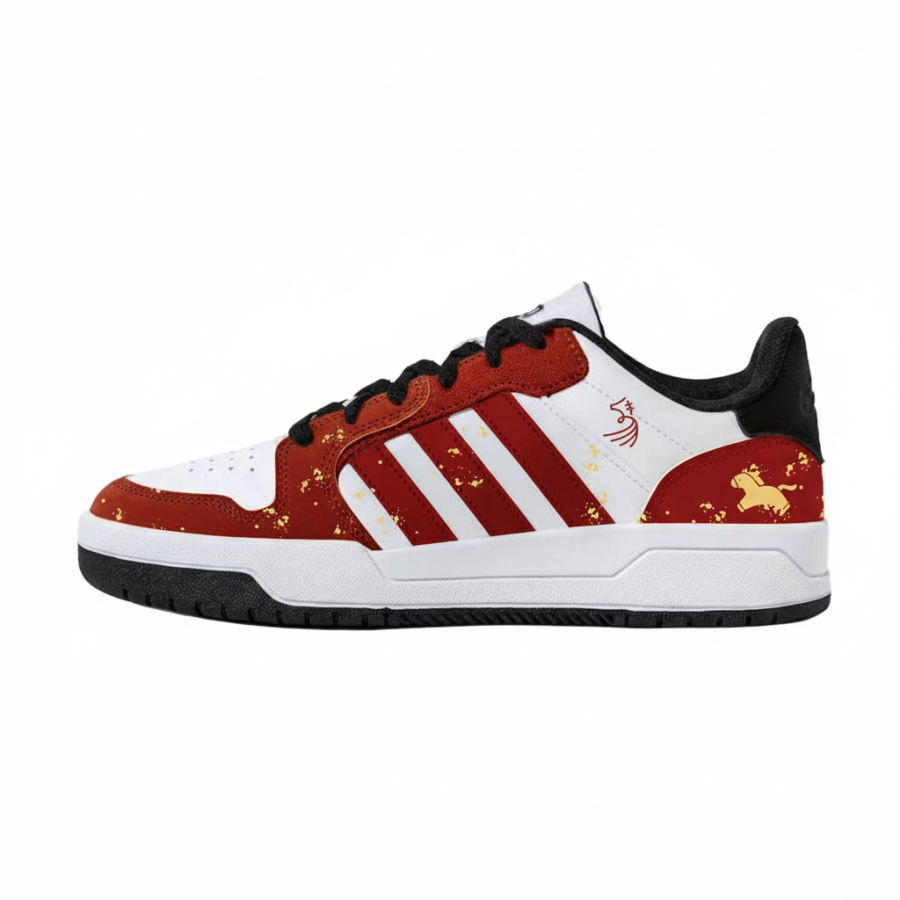 Adidas Adidas Gilded Red Horse Leather Impact Resistant, Abrasion Resistant, Slip Resistant Low top Vintage Basketball Shoes