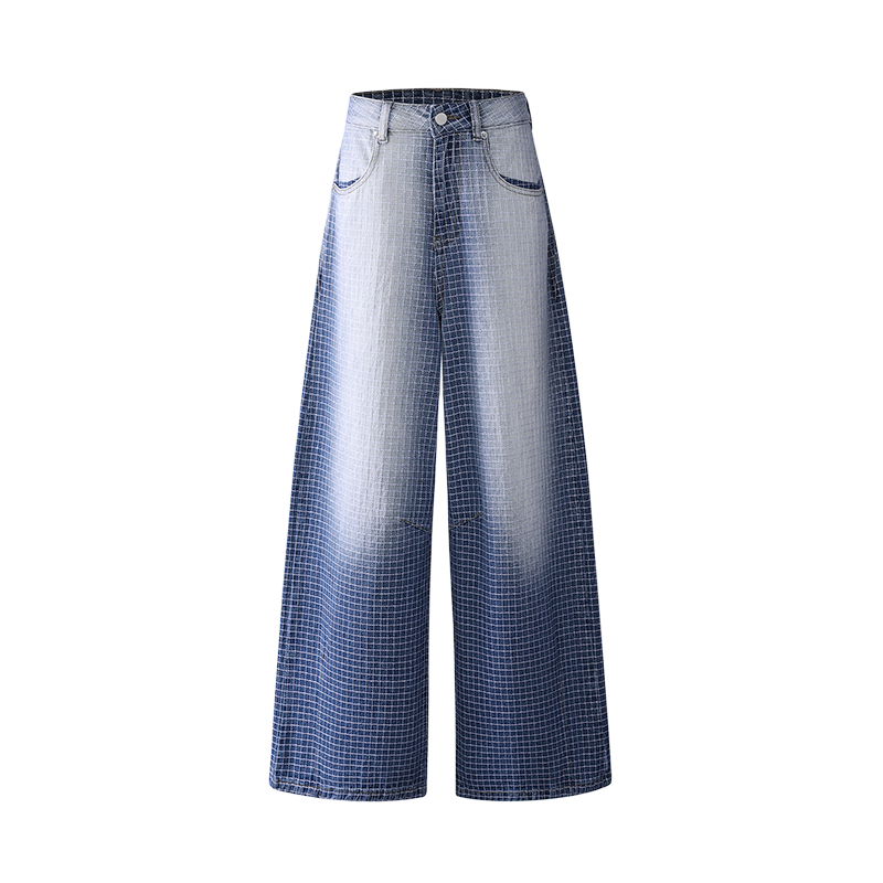 Sugarfunk Jeans Women's Blue Moderate Wide Leg Pants