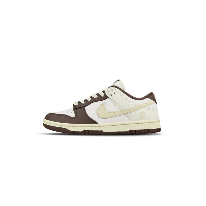 Nike Nike Dunk Abrasion Resistant Slip Resistant Low top Skateboard Shoes Women's Beige Brown