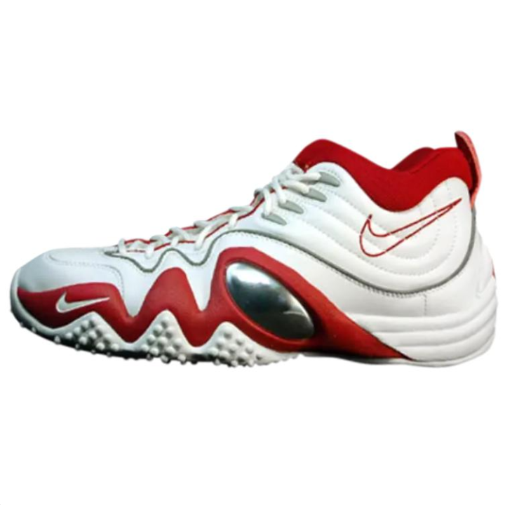 Nike Nike Air Zoom Flight Five Basketball Shoes Men's White Red
