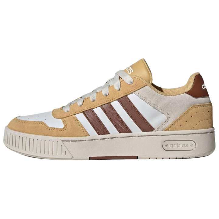 Adidas Adidas D PAD Low top Skateboard Shoes Unisex White Brown Yellow
