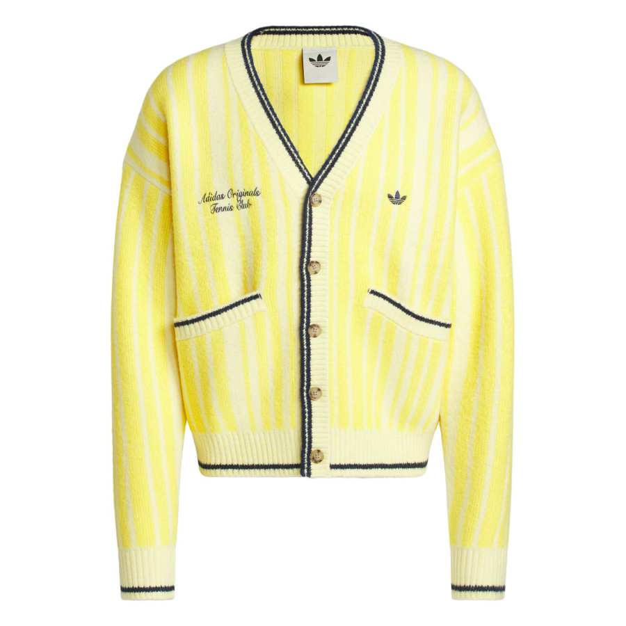 Adidas Originals CARDIGAN CHEVIOT KNIT Sweater Men's