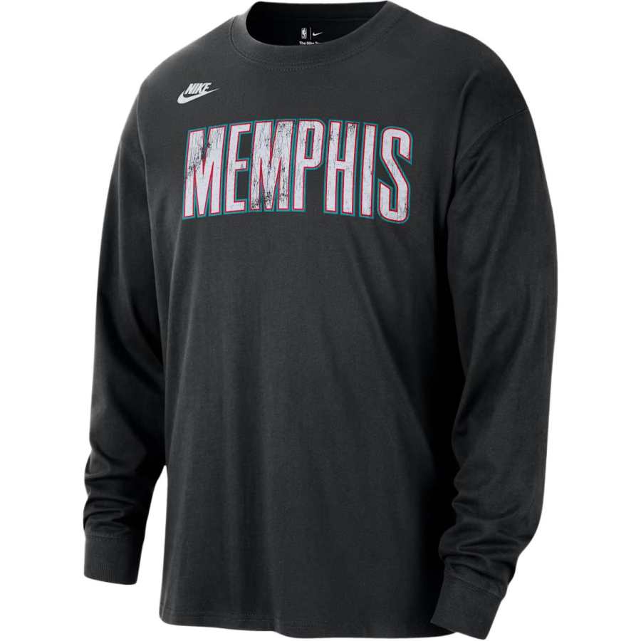 Nike Nike Memphis Grizzlies Hardwood Classic Essential Men's Nike Nba Long-Sleeve T-Shirt