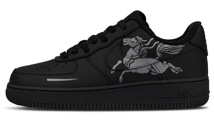 Nike Nike Air Force 1 Iron Horse Silver Mane Leather Abrasion Resistant Slip Resistant Abrasion Resistant Slip Resistant
