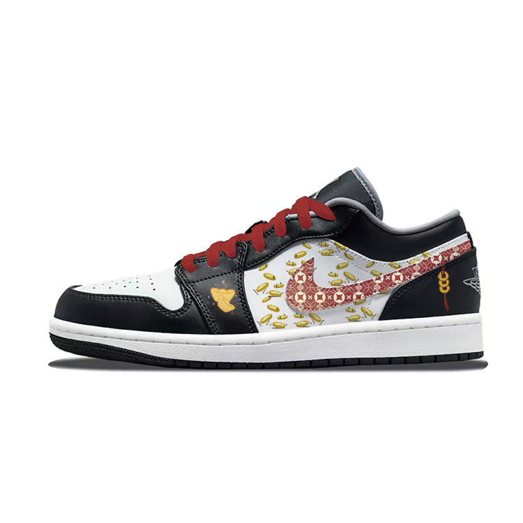 Jordan Jordan Air Jordan 1 Wealth Slip Resistant Abrasion Resistant Slip Resistant Abrasion Resistant Low top