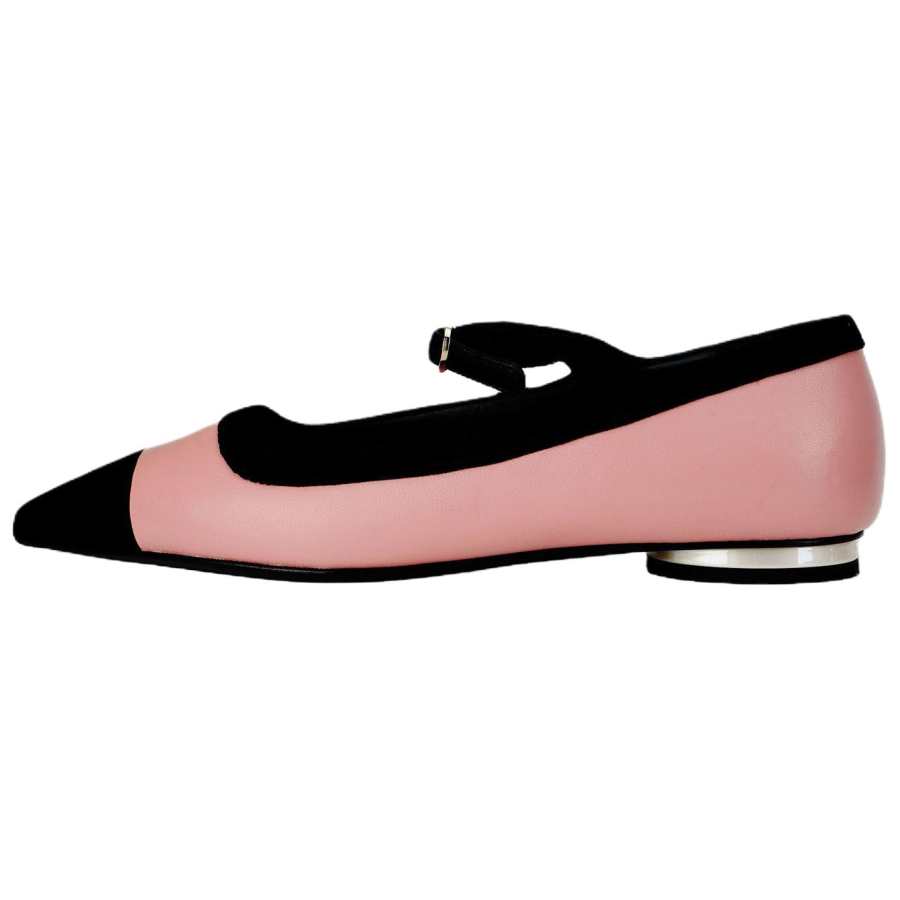 CHANEL Leather Women's Casual Shoes Women's Pink