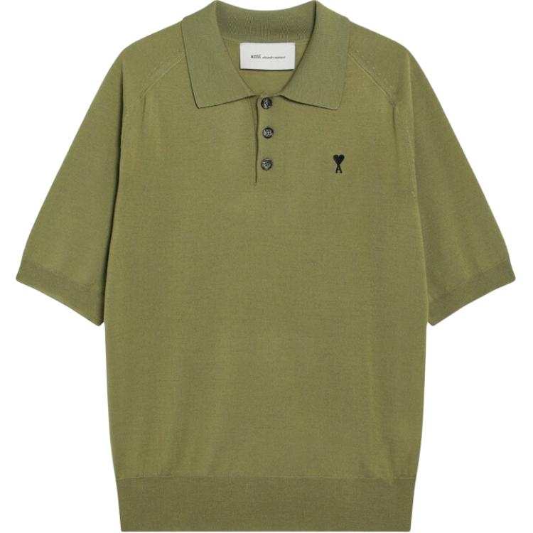 Amiparis logo-embroidered polo shirt