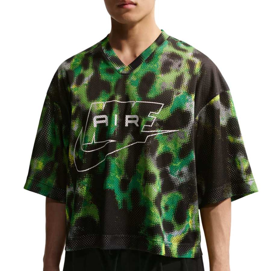 Nike Nike Air T Shirts Men's Mean Green V Neck Moderate