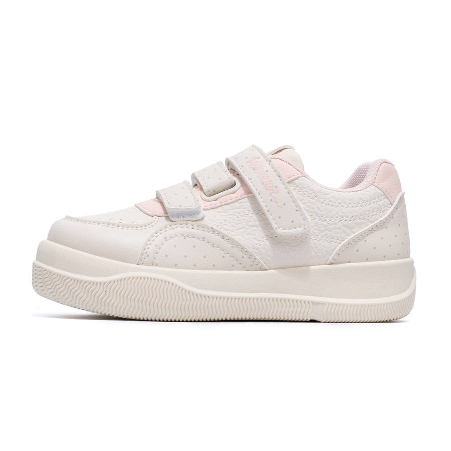 WARRIOR Warrior Sweet And Cute, Platform Hook and Loop Shiro Shoes Height Increasing Abrasion Resistant Lightweight Low top
