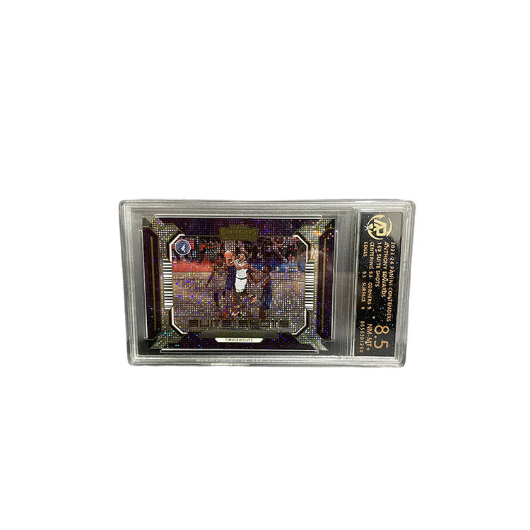 PANINI PANINI Contenders Anthony Edwards, Wolf King, Widescreen Raindrop Refringence Graded Cards 1 Pc