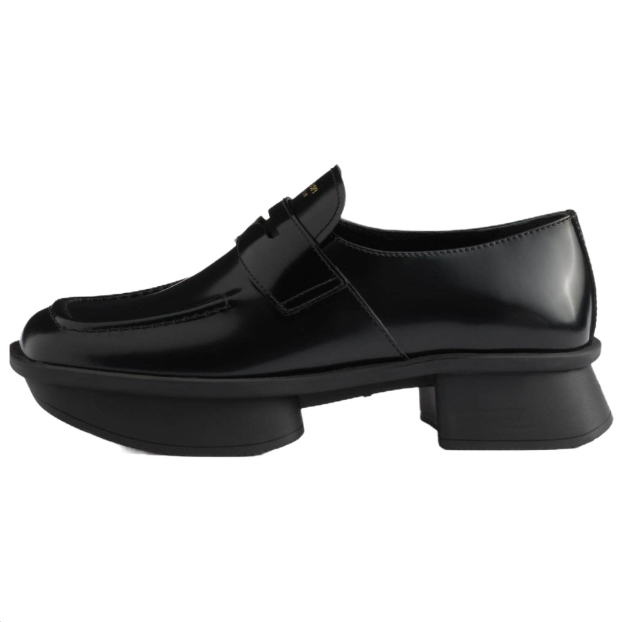 PRADA Calfskin Casual Shoes 4cm Women's Black