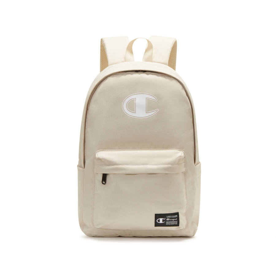 Champion Fabric Backpack Regular Unisex Beige Apricot/Champion Black/Phantom Purple