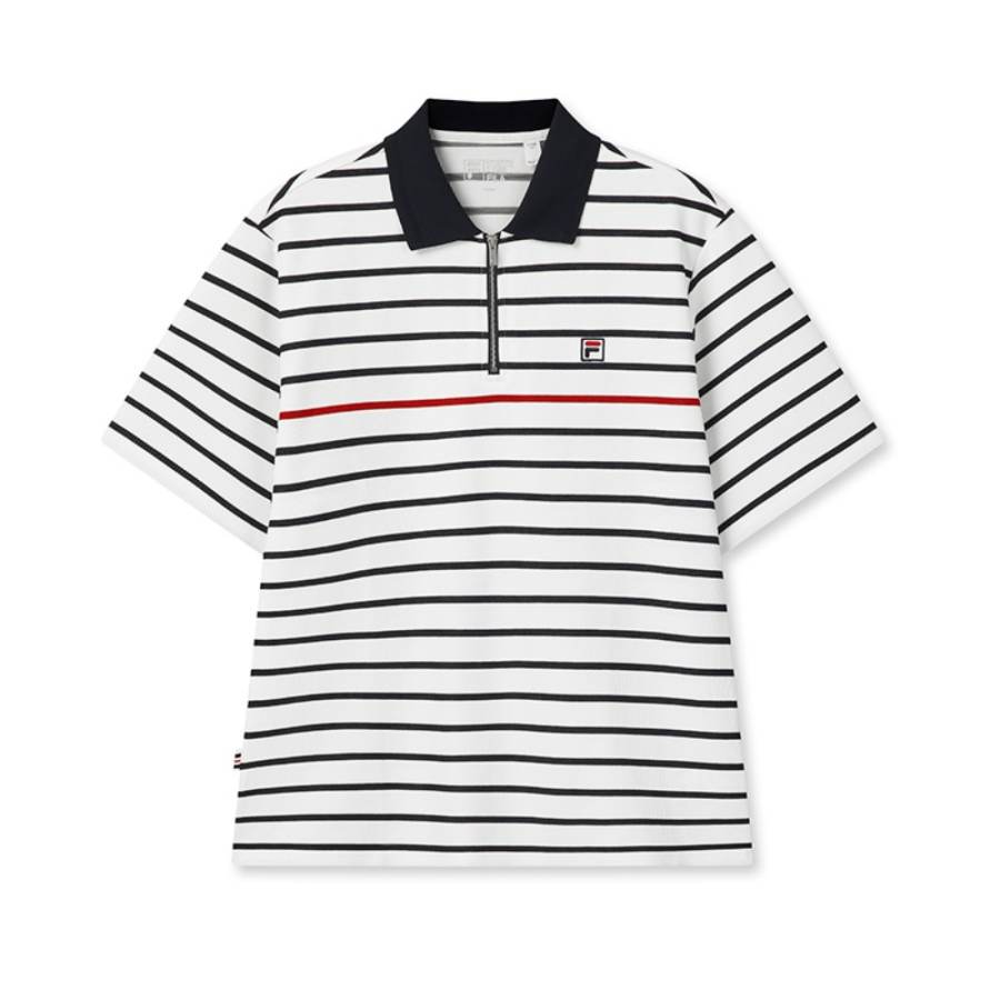 FILA Heritage Polo Shirts Men's All Over Print Moderate