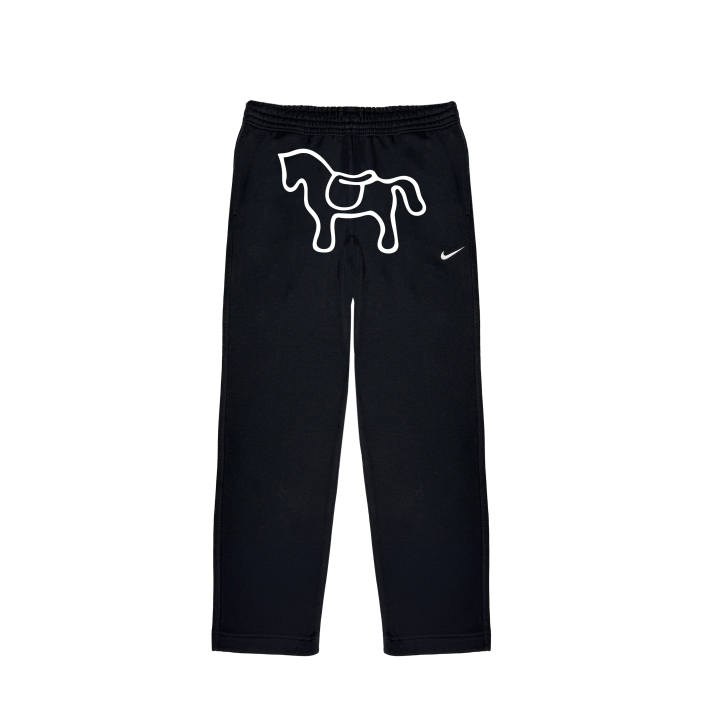 Nike Nike Knitted Sweatpants Unisex Black Thickened Straight Fit Pants