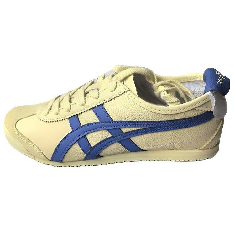 Onitsuka Tiger Mexico 66 Cow Leather Lightweight Low top Casual Shoes Unisex Beige Yellow