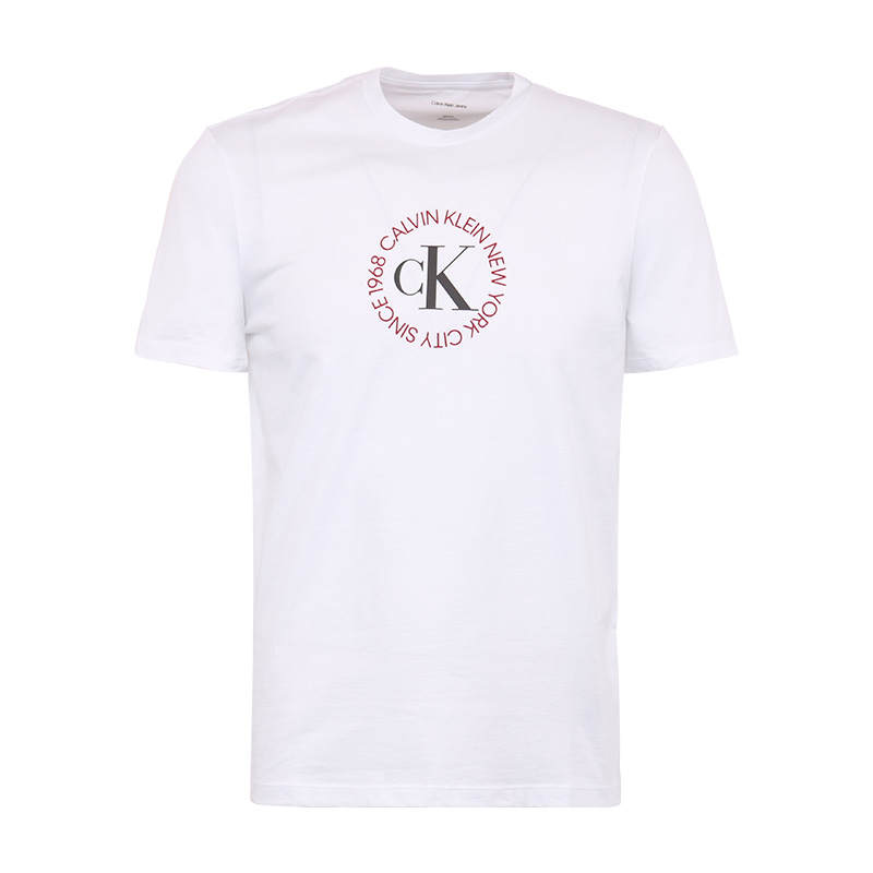 CALVIN KLEIN Crew Neck Short Sleeved T Shirts Men's