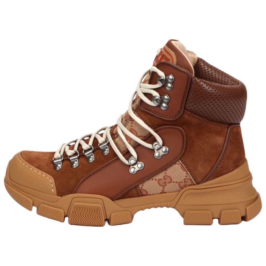 GUCCI GUCCI Flashtrek Leather High 'Brown'