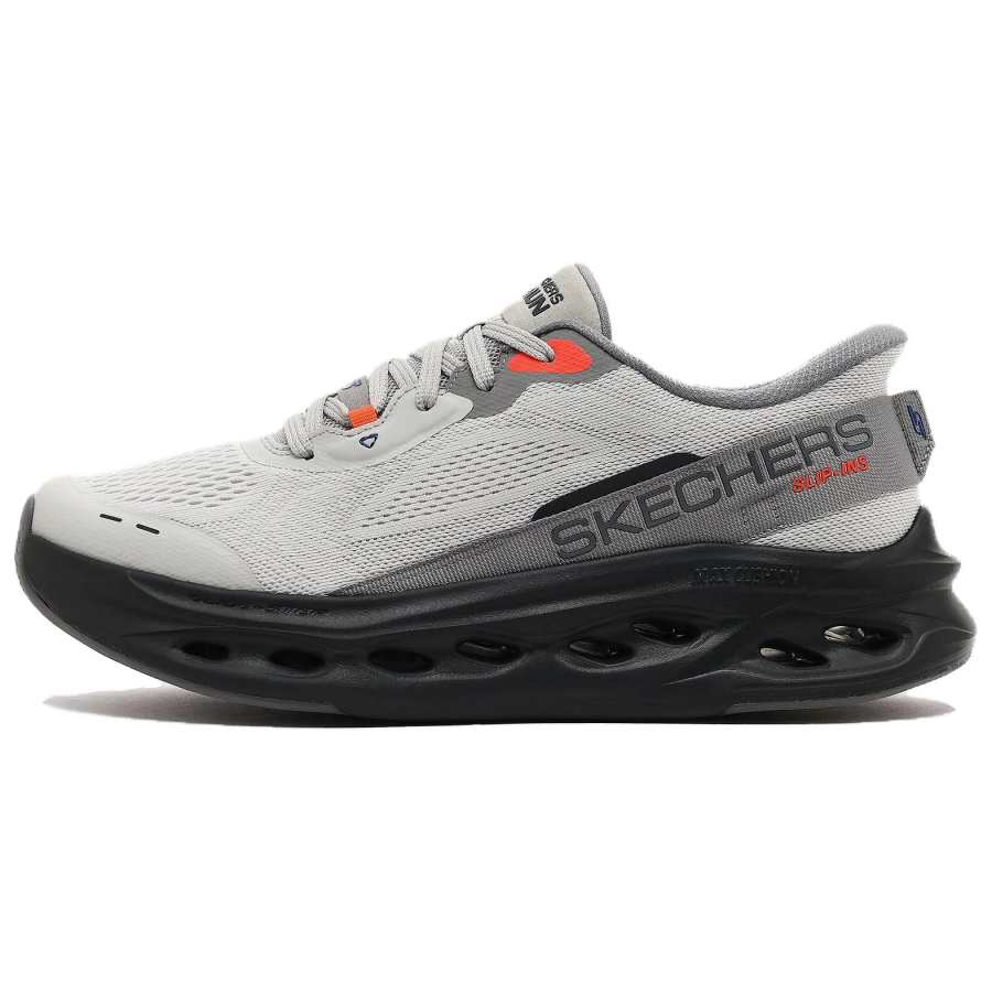 Skechers Slip Ins Mesh Cushioning Breathable Low top Long Distance Running Sprint Running Shoes Men's
