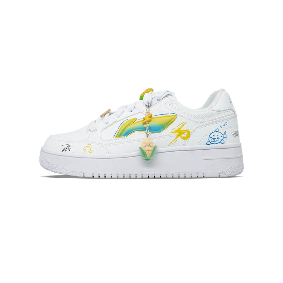 Li-Ning Li Ning Tianji Low top Skateboard Shoes Unisex White