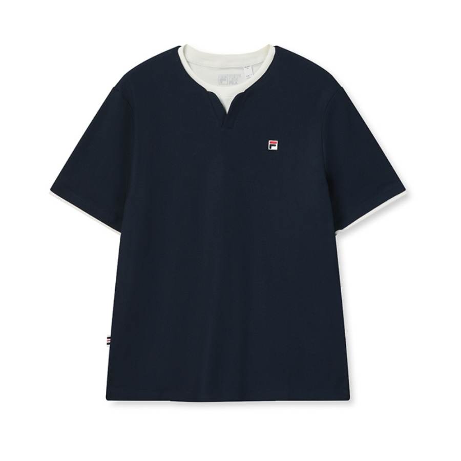 FILA Heritage T Shirt Men's Smoke Blue
