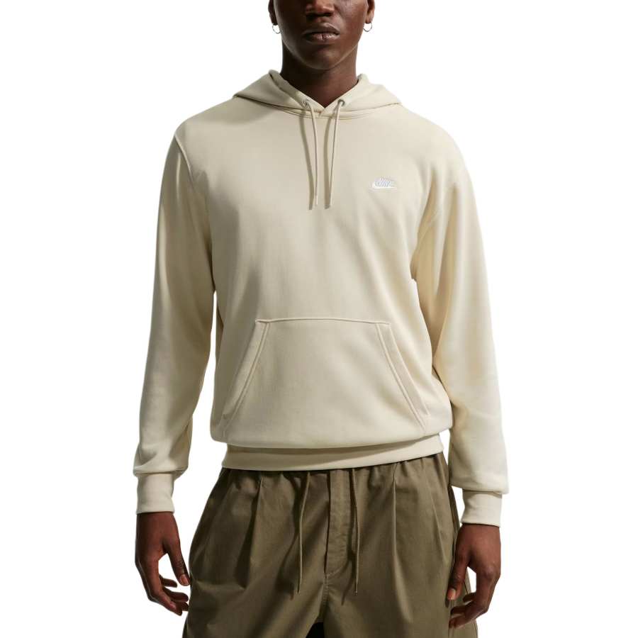 Nike Nike Club Sweatshirts Men's Light Khaki/Light Khaki/White Hooded Moderate