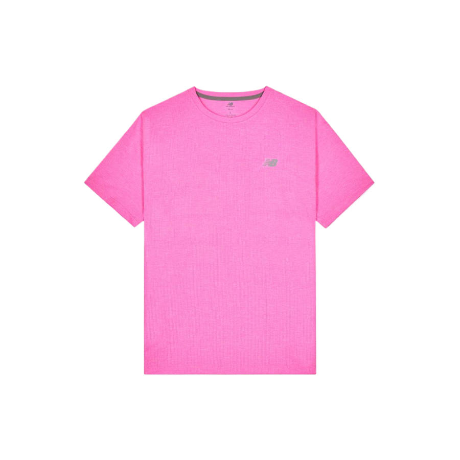 New Balance New Balance Running T Shirts Unisex Pink Moderate