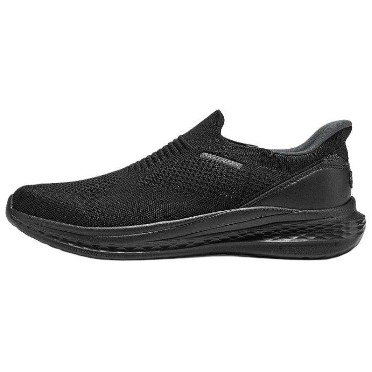 Skechers SLADE Breathable Support Rebound Walking Shoes Men's All Black